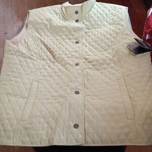 A woman vest size Large